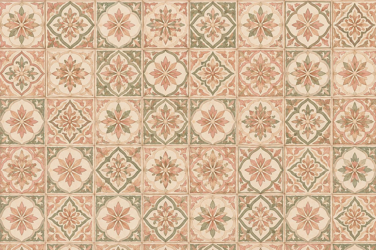 Motif azulejo FÉÉRIQUE — visuel provisoire